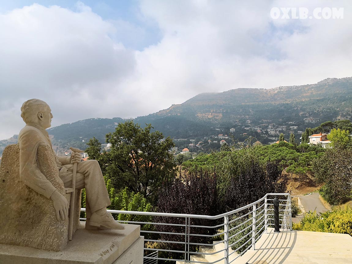 onefineart's tweet photo. Abdallah Ghanem Cultural Center... the statue of Ghanem looking into the beautiful Baskinta... Visit https://t.co/xfyQclOJMn 

#abdallahghanem #culturalcenter #baskinta #visitlebanon #lebanon #lebanon24 #discoverlebanon #onefineart https://t.co/qNzx99uNo8
