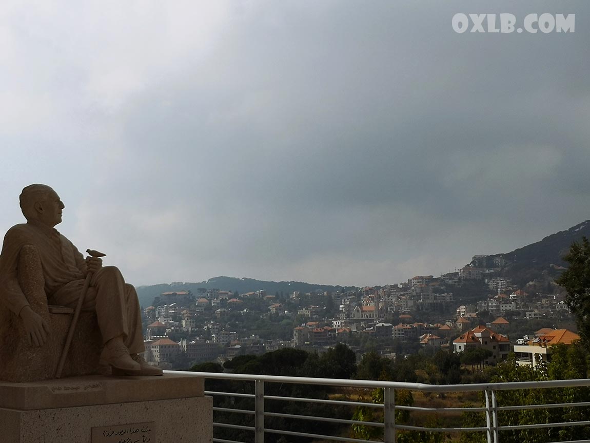 onefineart's tweet photo. Abdallah Ghanem Cultural Center... the statue of Ghanem looking into the beautiful Baskinta... Visit https://t.co/xfyQclOJMn 

#abdallahghanem #culturalcenter #baskinta #visitlebanon #lebanon #lebanon24 #discoverlebanon #onefineart https://t.co/qNzx99uNo8