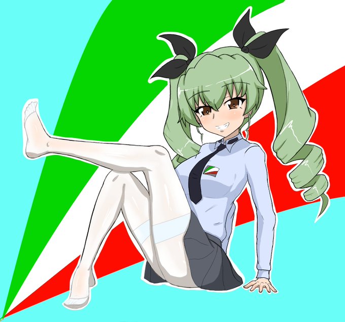 アンチョビ姐さんお誕生日おめでとうございます🍕
白タイツもいいぞ
#アンチョビ生誕祭 
#アンチョビ生誕祭2023 