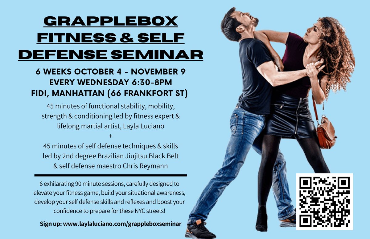 LaylaLuciano's tweet photo. Sign up for our NYC fitness &amp; self defense seminar https://t.co/C53WeQ2QGZ https://t.co/3NUeZ5kJVD