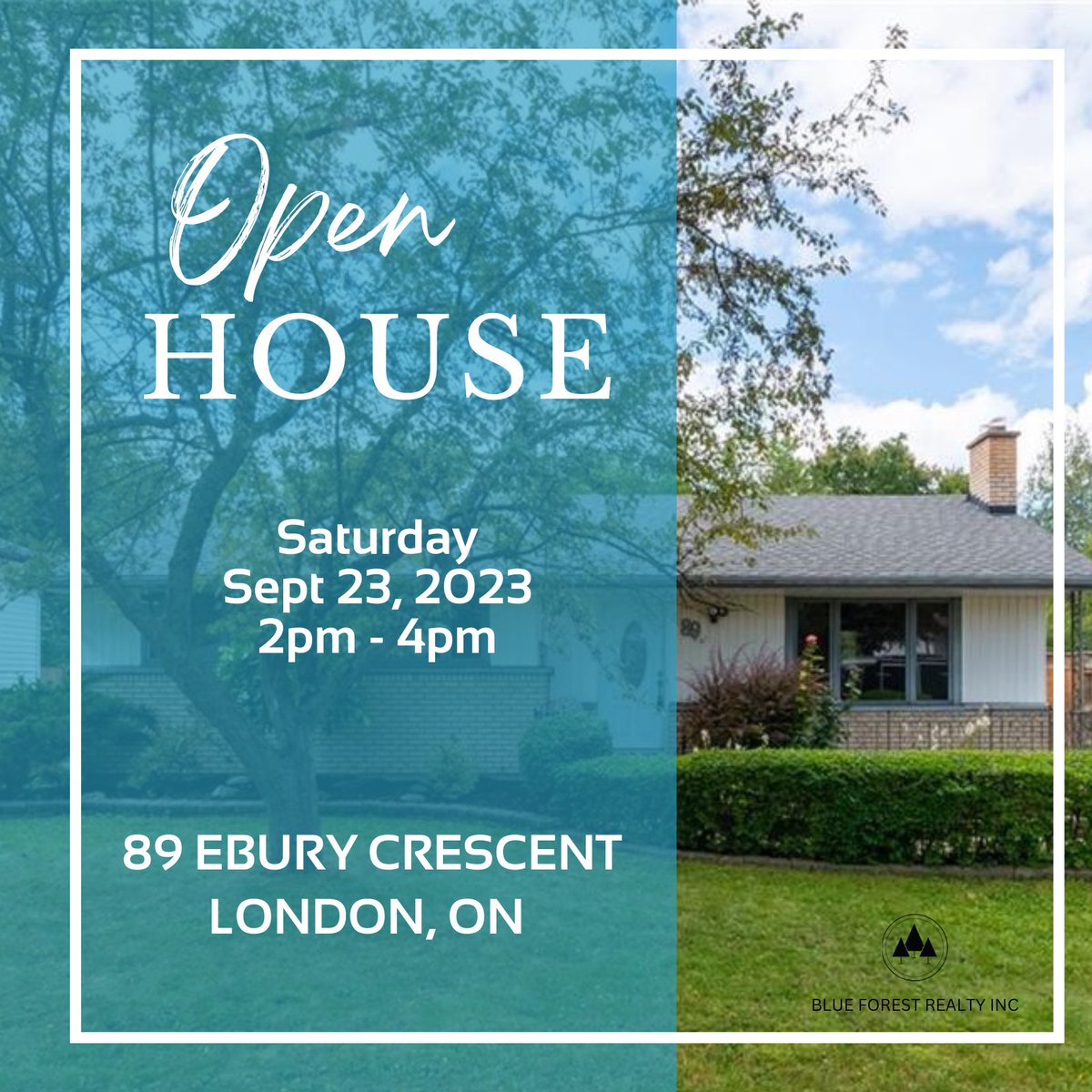 I can’t wait to give you a tour of this home! Come join me this Saturday from 2pm - 2pm at 89 EBURY Crescent in Westminister. 

#westminsterponds #soldbyblue #londonrealestate #londonontario #justlisted #519flip #lndont  #bungalowforsale #openhouse #bungalow #pool #ingroundpool