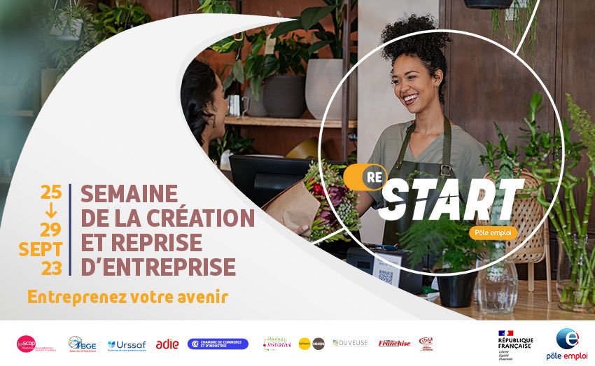 Lancement de la 6eme Semaine de la Creation et de la reprise d’entreprise : un événement dédié à l’entrepreneuriat !
Découvrez le programme ➡️ mesevenementsemploi.pole-emploi.fr sur le 42/43