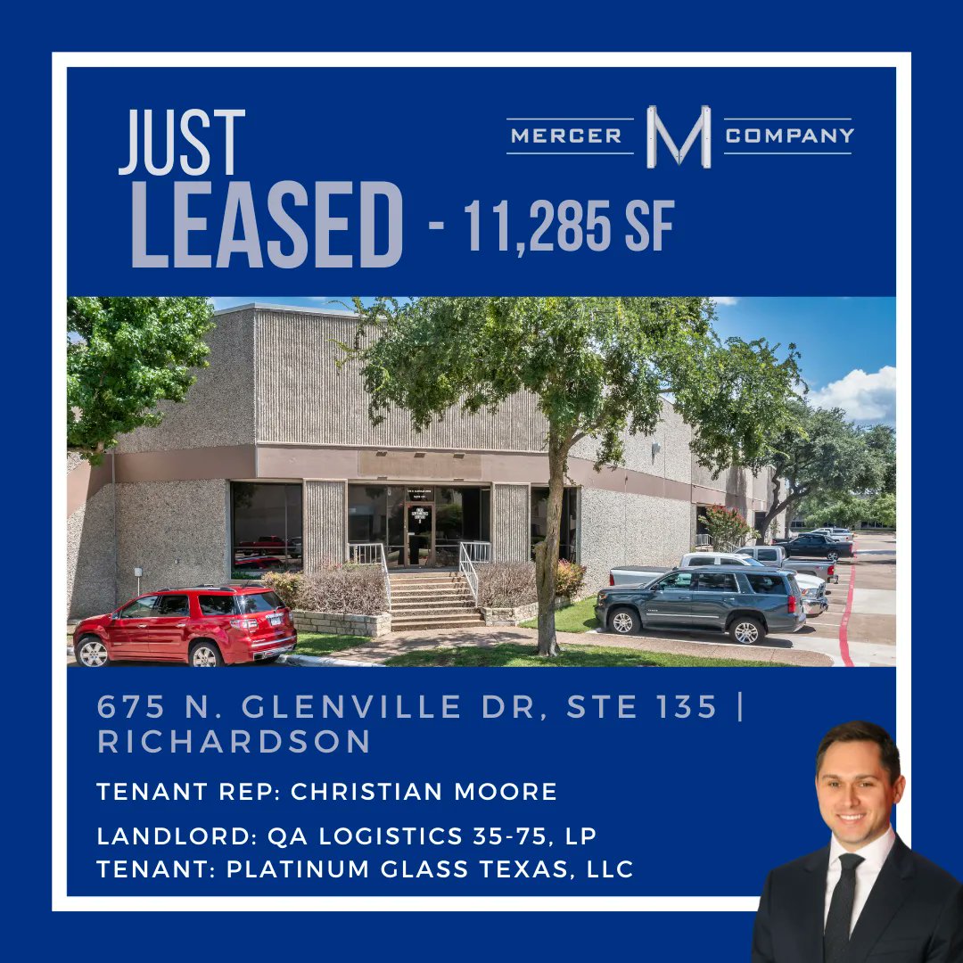 MercerCompany's tweet photo. A few of our latest achievements in the DFW commercial real estate market! 💥 Our skilled &amp; devoted team deserves recognition for their unwavering dedication &amp; exceptional industry knowledge that lead to these great deals.

Explore our properties by clicking the 🔗 in our bio (1) https://t.co/GTbcq9EwB8