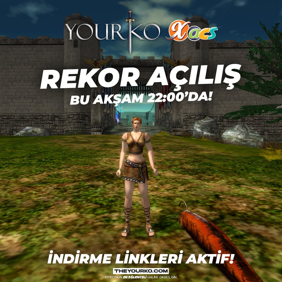 🔥REKOR AÇILIŞ BU AKŞAM 22:00'da! EMİN OLUN DAHA ÖNCE BÖYLE OYUNCU KİTLESİ GÖRMEDİNİZ! BU AKŞAM DUYDUĞUNUZA DEĞİL, GÖRDÜĞÜNÜZE İNANIN! 🔥
theyourko.com/download/clien… adresinden Client İndirme İşlemlerinizi Yapabilirsiniz.