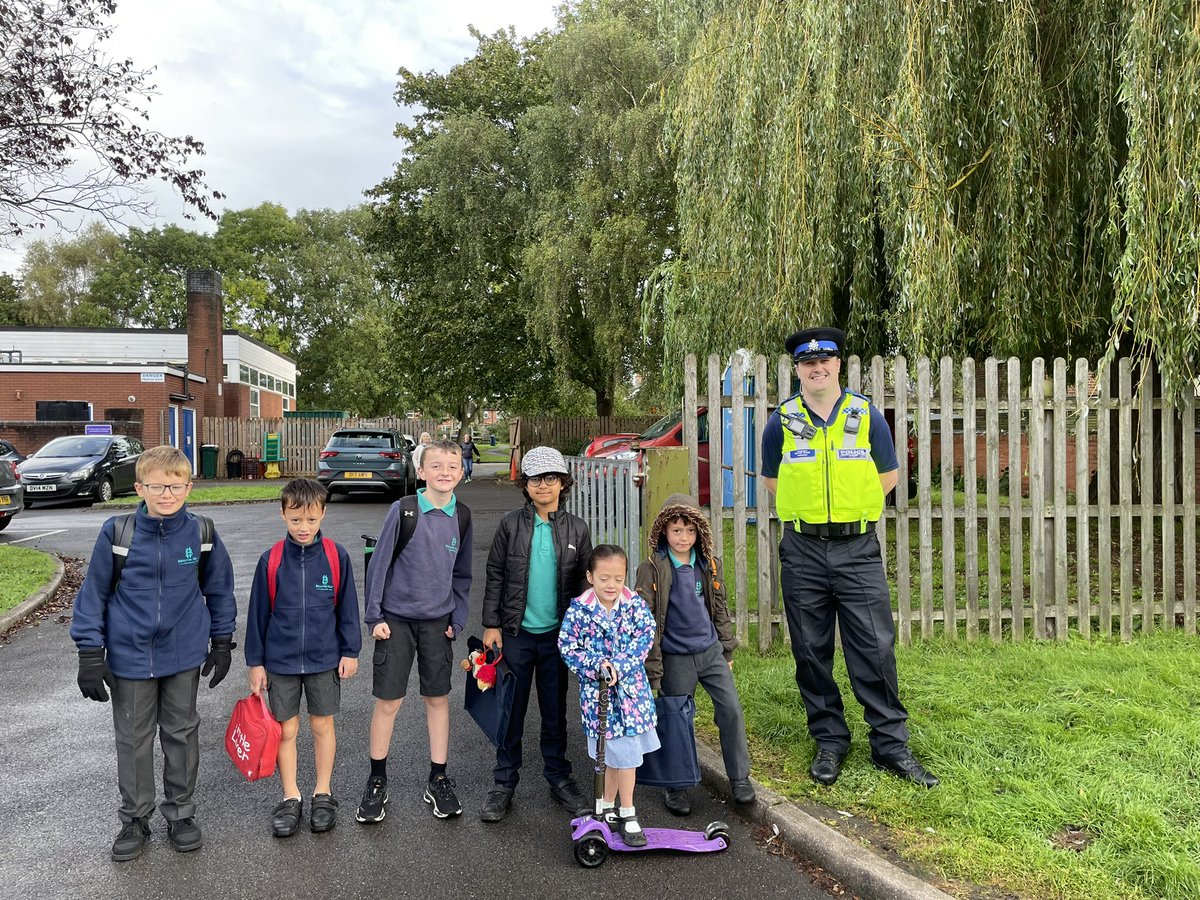 Thank you to everyone for supporting Walk to School Week. Thank you to PC Carpenter for coming along to help everyone keep safe. #keepinghealthy #stayingsafe