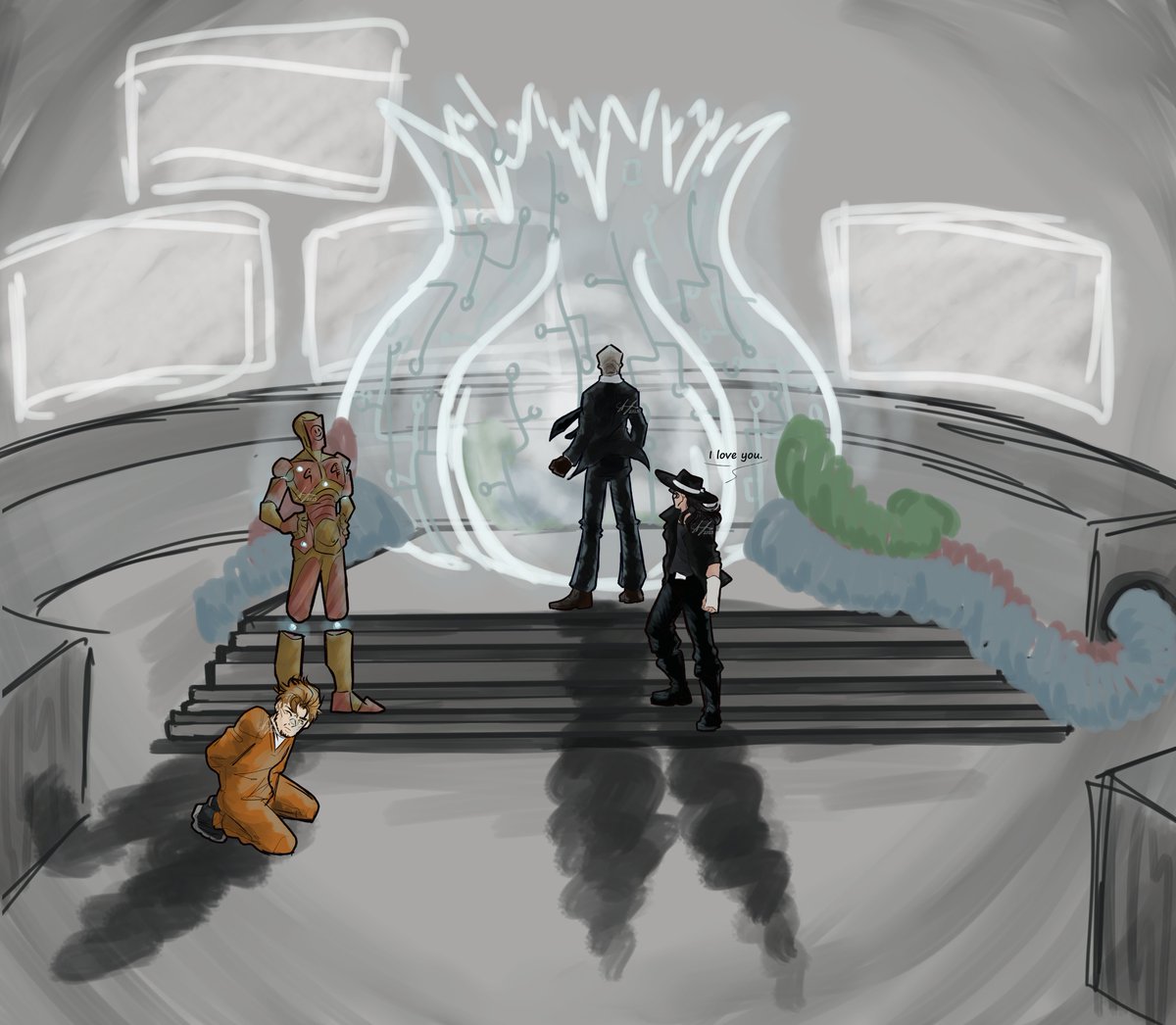 Nic_Stylus's tweet photo. DotL Ending Part 3/3
@DerekLandy 
-
The Engineer was so fun to draw
-
#art #artmoots #digitalart #skulduggerypleasant #skulduggerypleasantart #valkyriecain #theengineer #erskineravel #theaccelerator #dotl #DyingoftheLight #magic #Nicstylus https://t.co/K4A8SFl0Gw