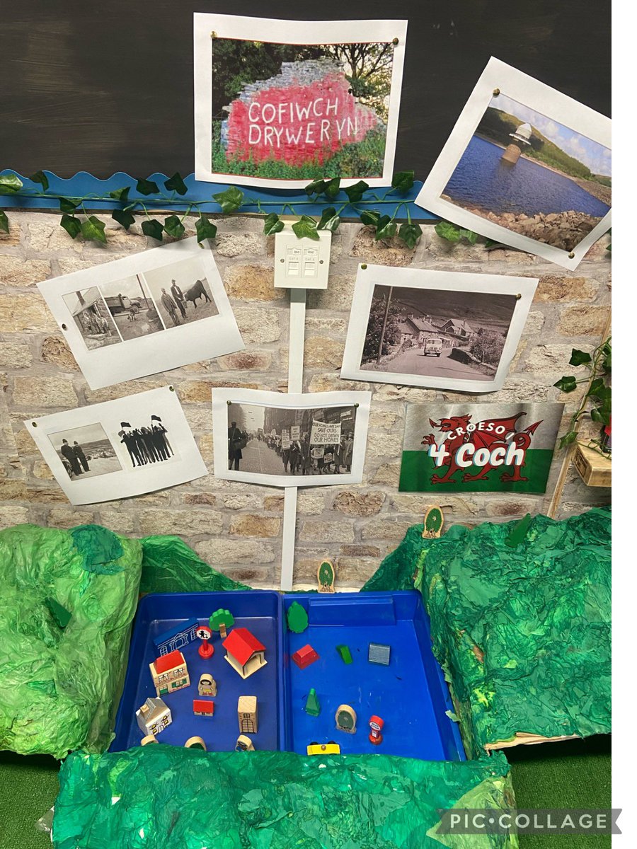 🏴󠁧󠁢󠁷󠁬󠁳󠁿‘Cofiwch Tryweryn!’🏴󠁧󠁢󠁷󠁬󠁳󠁿
Year 4 have been learning all about the flooding of Capel Celyn village in the Tryweryn Valley. They have enjoyed discussing whether they agree or disagree with the building of the reservoir on the land!