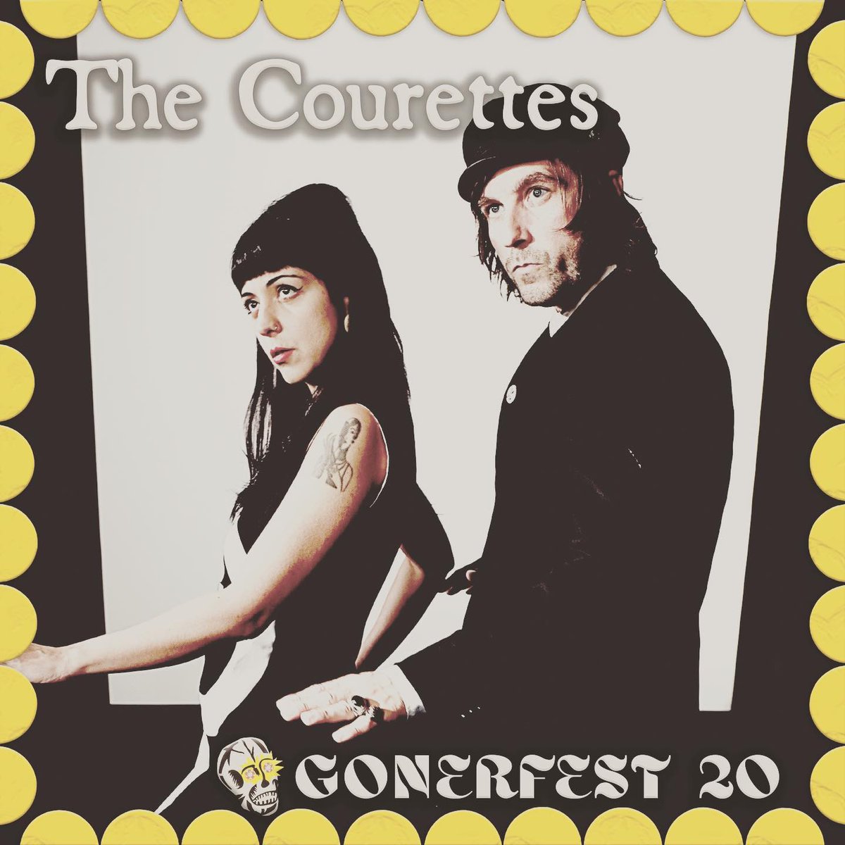 thecourettes's tweet photo. We are thrilled to be in the line up of GonerFest 2023 in Memphis! 🇺🇸 USA East Coast Tour takes off next week!!!

🎟️ https://t.co/iqC4beA9n0 https://t.co/4MCbHHiJan
