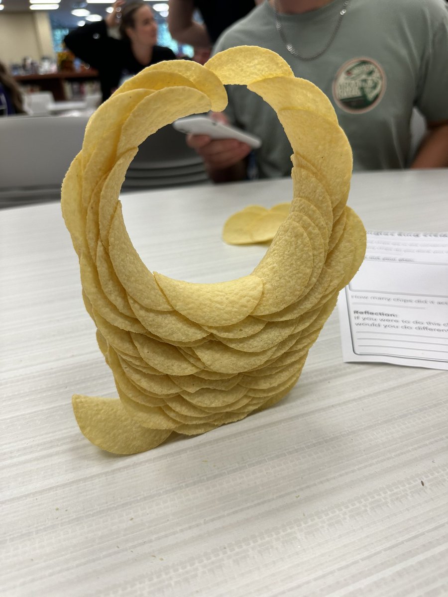 Karla_Carr_143's tweet photo. Pringle’s Challenge ACCOMPLISHED!!! #stem #funfriday #librariesrock @YourDigitalLBR @CiaHallsville https://t.co/IWpUZw1Kv1