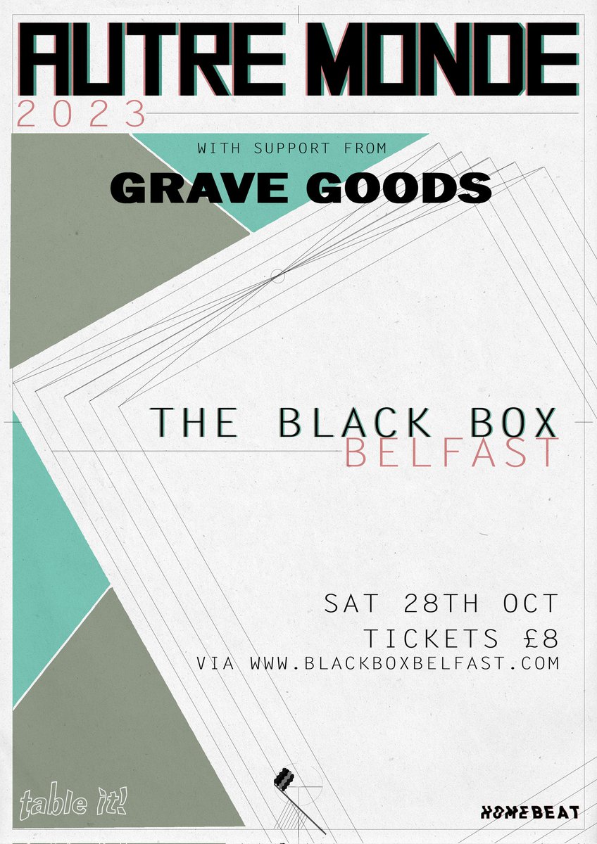 Grave Goods (@_grave_goods) on Twitter photo Really excited to join <a href="/autremondee/">The Nose</a> at their Dublin and Belfast gigs next month π Really excited to join <a href="/autremondee/">The Nose</a> at their Dublin and Belfast gigs next month π