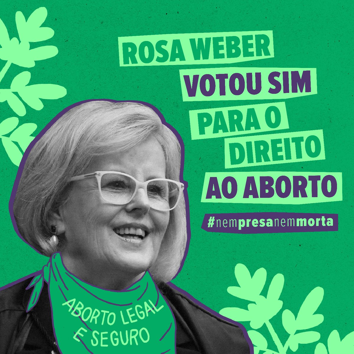 HISTÓRICO! VIVA A LUTA DAS MULHERES!
<a href="/STF_oficial/">STF</a> tem seu primeiro voto pela descriminalização do aborto no país! Brilhante voto da Min. Rosa Weber. Agora é seguir em luta para que os demais acompanhem essa decisão que versa sobre a vida e direitos! #nempresanemmorta #ADPF442