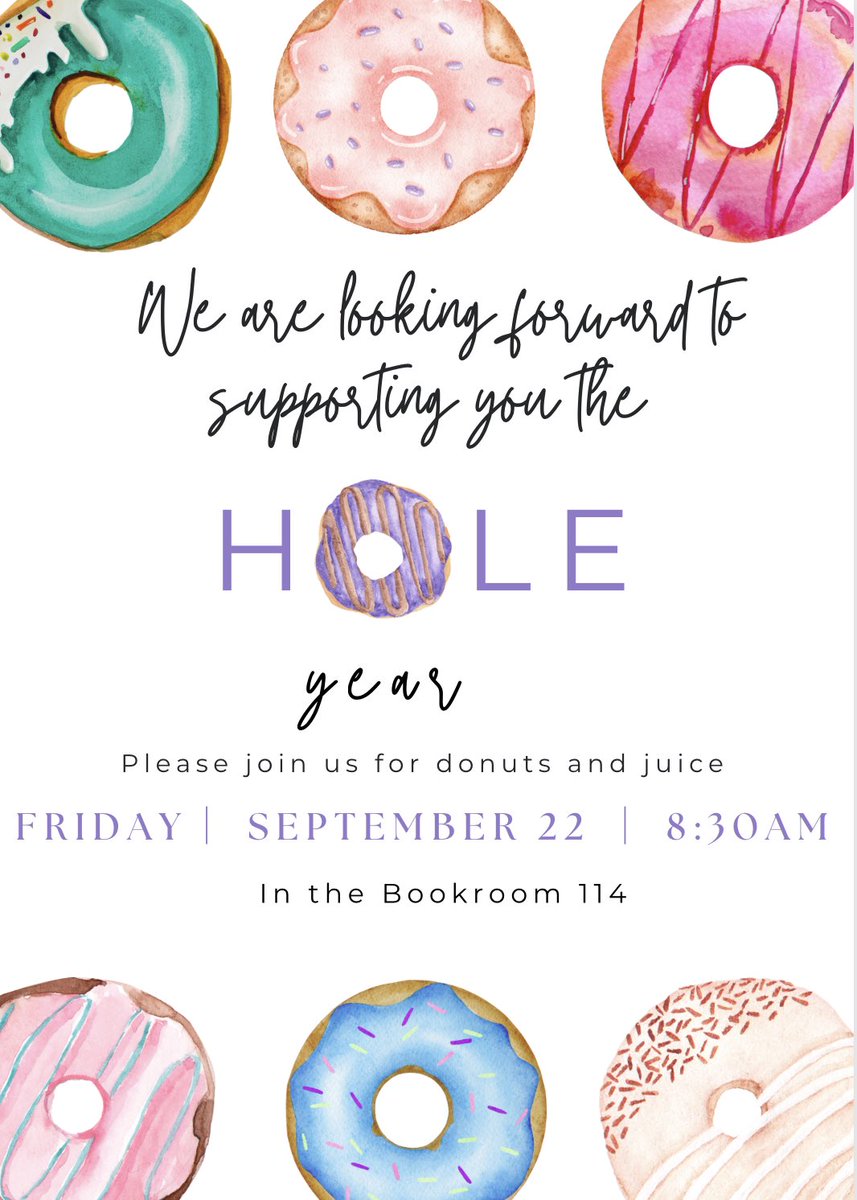 CaseyRaeK's tweet photo. “Alone we are smart. Together we are brilliant.” Our Coaching Cohort Kickoff @Hamilton_BPE was full of smiles, good conversation, plans, goals, &amp; of course donuts &amp; juice to get our Friday off to a productive &amp; positive start! #GrowingGreatness #CoachingCollaboration #GoalSetting https://t.co/tLNIJlbt79