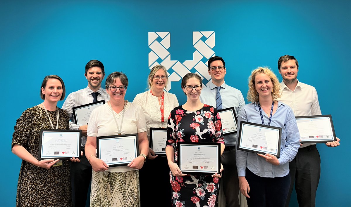 TheHarpurTrust's tweet photo. Congratulations to this year’s 8 graduates from across the Harpur Trust Office & our Schools @BedfordGirls @BedfordModern @BedfordSchool @Pilgrims who successfully completed our inhouse Inspiring Leaders Programme which was shortlisted at last tonight's prestigious #CIPDmas23 https://t.co/BEiTWeL7qy