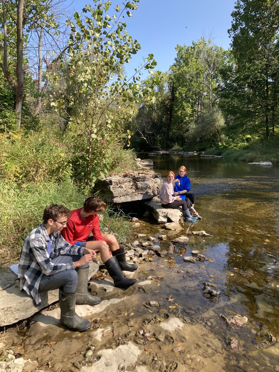 A beautiful day to start out water sampling of Flint Creek in Gemini Environmental Science. #doanzone #gemini #wearemidlakes #flintcreek