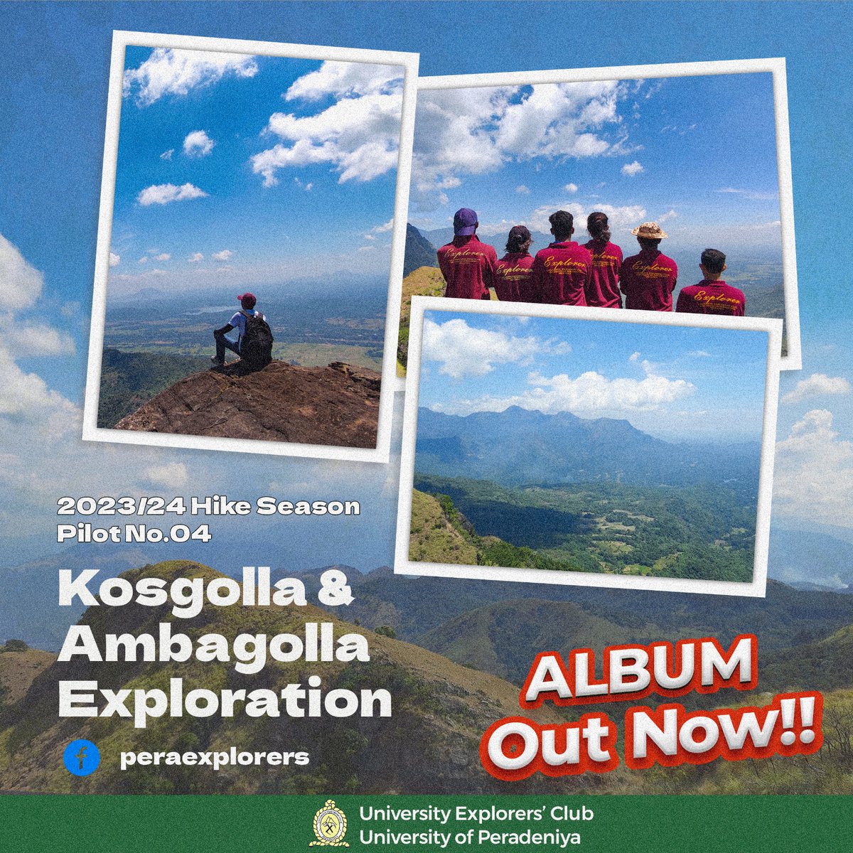 peraexplorers's tweet photo. Pilot No. 04
Kosgolla &amp; Ambagolla / Balumgala Exploration
Hike Season 2023/24
27 / 08 / 2023

https://t.co/9XXdydHNGF

#peraexplorers🌎👣
#walkingisliving 😍 https://t.co/Jza9AlZqBg