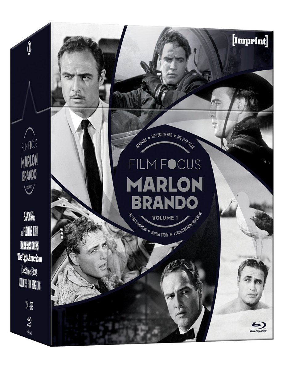 disc_connected's tweet photo. ***ANNOUNCEMENT***
Coming on December 27th on blu-ray from @imprint_films: #FilmFocus: #MarlonBrando Volume 1 (1957-1967)!
Limited Edition 6-Disc Hardbox. 1500 copies only.
Sayonara (1957)-
From a 2K scan
NEW Commentary by cinema author & critic Matthew Asprey Gear https://t.co/X4xjR98kKs