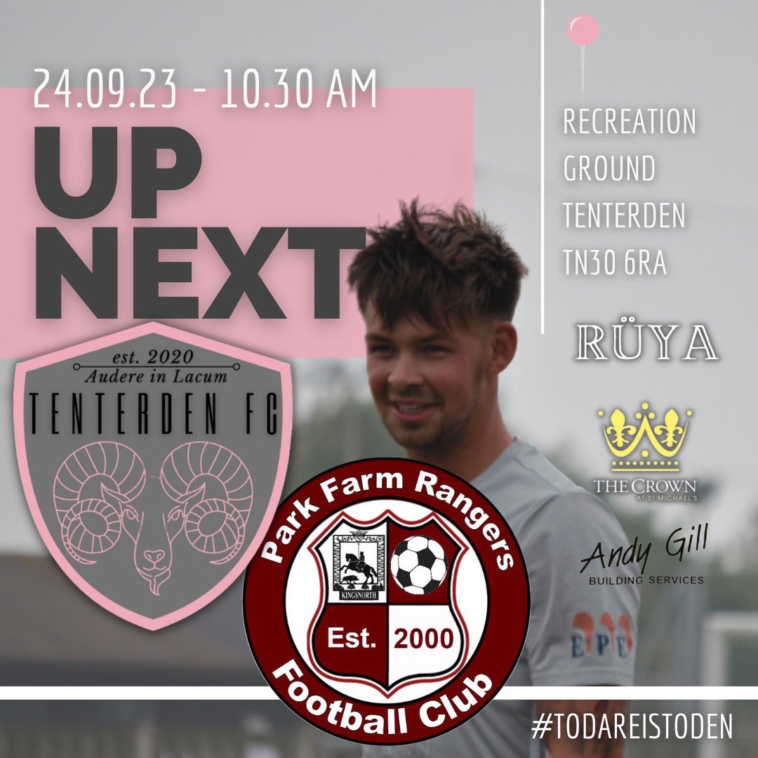 Up next for the boys we welcome Harry Mullen and his red n white army to the rec for our first ever clash against the Ashford based side. 

#todareistoden