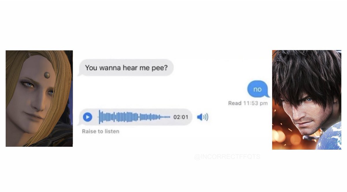 Incorrect Final Fantasy Quotes (@incorrectffqts) on Twitter photo 