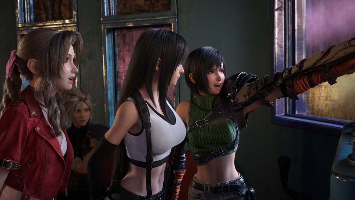 finalfantasyvii's tweet photo. ⚔️ New features in combat
🟡 New materia
🛩️ The Tiny Bronco
🃏 A brand-new minigame named "Queen's Blood"
🌟 Characters from the Compilation of FFVII

Find out about these &amp; more in our new interview with Final Fantasy VII Rebirth director Naoki Hamaguchi: https://t.co/cYrESSqdgE https://t.co/L3DNNe7HQf