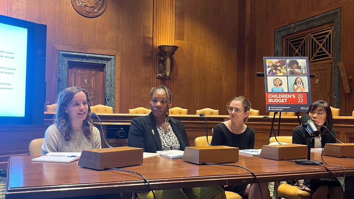 “Kids are people, actually — that is somehow a remarkable or new takeaway in the halls of Congress. In addition to being future workers &amp; future voters — kids are people. Right now.”
- Nell Menefee-Libey, <a href="/NatWICAssoc/">National WIC Association</a> #ChildrensBudget2023