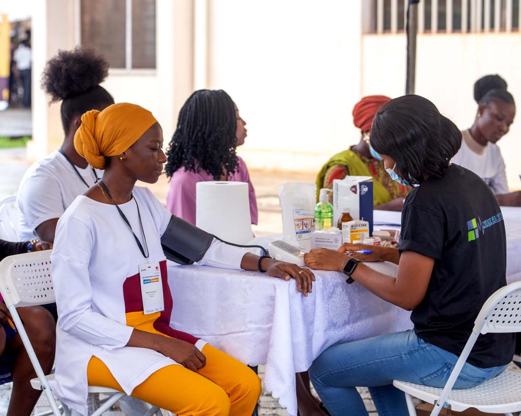 tishtheweldergh's tweet photo. Career Fair and Health Screening currently ongoing at the 2023 Change Makers Congress.

#2023CMC
#ChangeMakersCongress
#ADecadeofImpact
#YoungWomenLeadingChange https://t.co/ClrUetIVyD