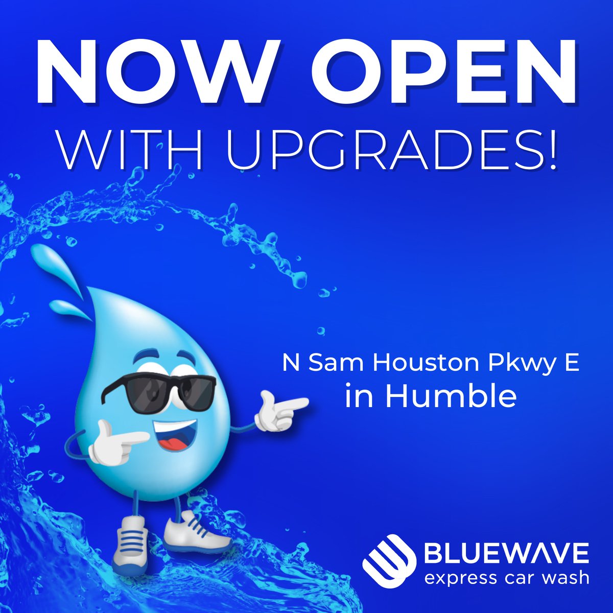 🥳 Come see all the amazing new amenities we added to your BlueWave experience in Humble! See you soon! 😁👍

#bluewaveexpress #carwash #nowopen #improvements #upgrades #humbletx