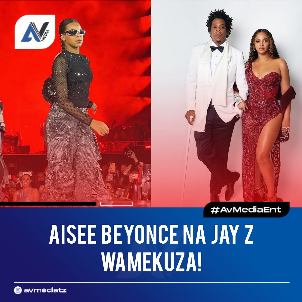 AVmediaTZ's tweet photo. Kutoka kushoto ni Binti wa kwanza wa Beyonce na Jay Z, Blue Ivy Carter ambaye kwa sasa ana umri wa miaka 11, huku akiwa ameshinda tuzo ya Grammy na BET.

Ni mtoto maarufu zaidi duniani baada ya Prince George na North West, mtoto wa Kim Kardashian na Kanye West. https://t.co/YZwE3yNKlg
