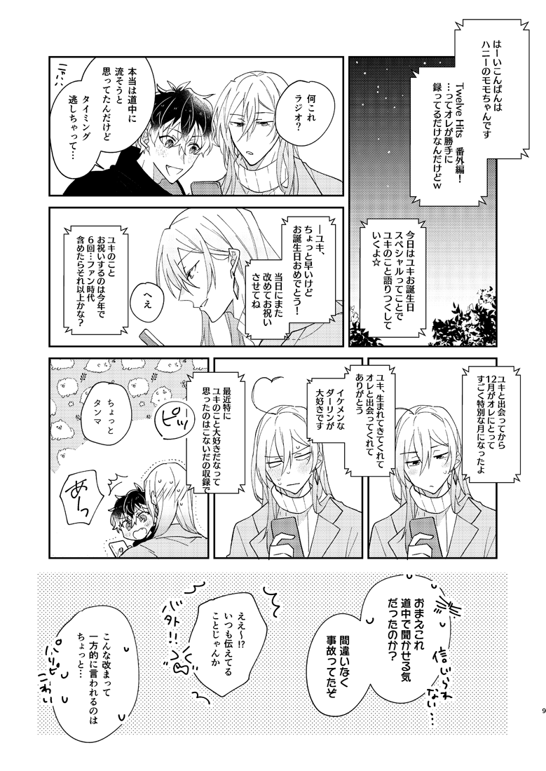 🎁9/24 トプステ 再版本サンプル🎅
『For you!!』B5/16P/¥200

2019年11月に発行した本の再版分です。
予めご了承ください。
真ん中バースデーにユキモモがお互いプレゼントを渡す話です。

🔽pixiv
https://t.co/piHFEpXDwM

🔽とらのあなhttps://t.co/rcHbHH4086 