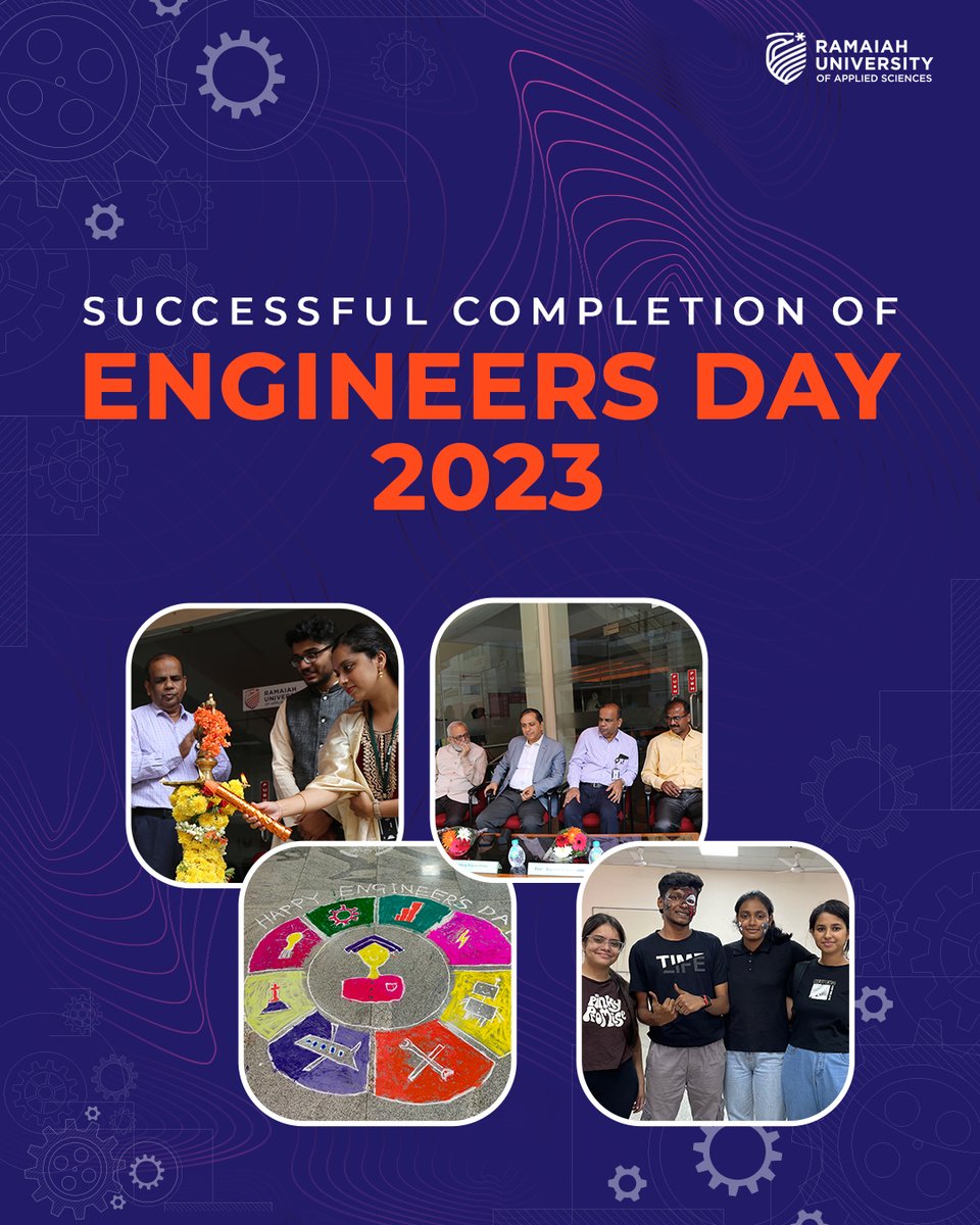 MSRUAS's tweet photo. The Engineers Day 2023 event was super successful despite heavy rains. Here is the official event report by Dr. C.Narendra Babu, Professor, Department of Computer Science and Engineering, RUAS.
#RUAS #Ramaiah #EngineersDay #Engineering https://t.co/zK2uq7LRZb