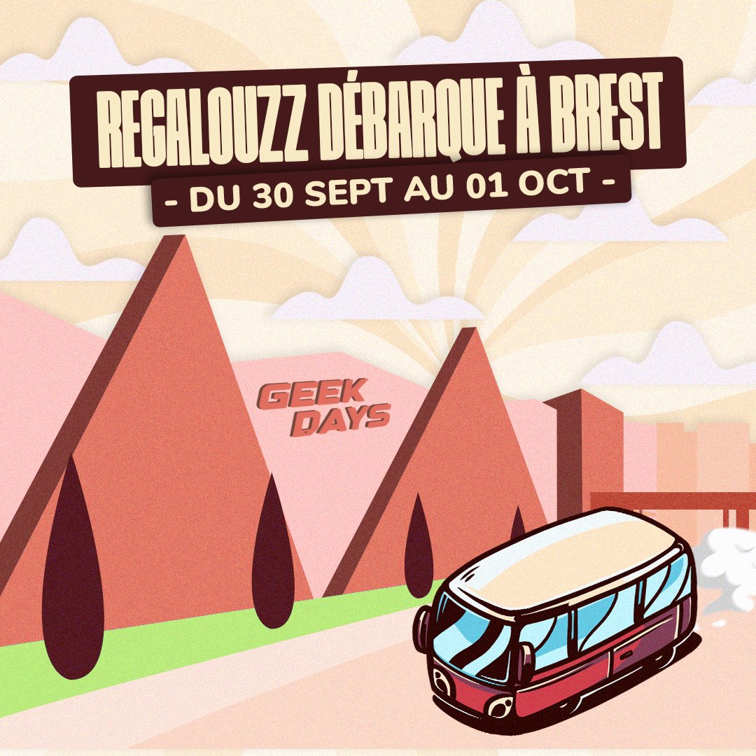 On est présents aux <a href="/GeekDaysShow/">Geek Days</a> de Brest 👾

Venez vous régaler sur notre stand le week-end du 30 septembre et 1er octobre !

Retrouvez toutes les infos et la billetterie ici :
▶️geek-days.com/Brest/

#geekdays #geekdaysbrest