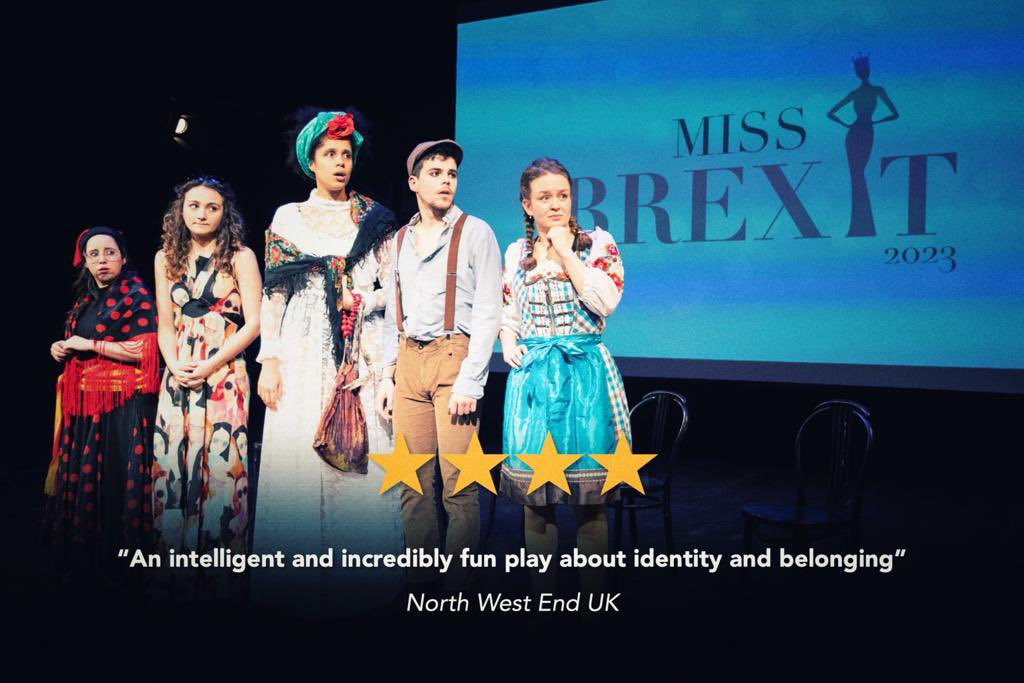 Hey, Hola, Salut! 
We’re Maria Who? a company of #migrant creatives. We’re #crowdfunding to develop our award winning show, MISS BREXIT. We would be grateful if you would check out our #gofundme, and support the future of our project! Sincerely, Cordialement, Saludos,
Maria Who?