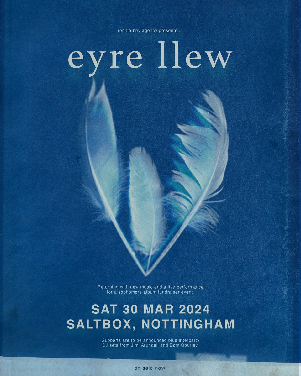 E Y R E . L L E W (@eyrellew) on Twitter photo JUST ANNOUNCED! Our first headline show in 5 years. 🤯 
We’d love to see you all there. New songs will be included.
🎫 gigantic.com/eyre-llew-tick… JUST ANNOUNCED! Our first headline show in 5 years. 🤯 
We’d love to see you all there. New songs will be included.
🎫 gigantic.com/eyre-llew-tick…