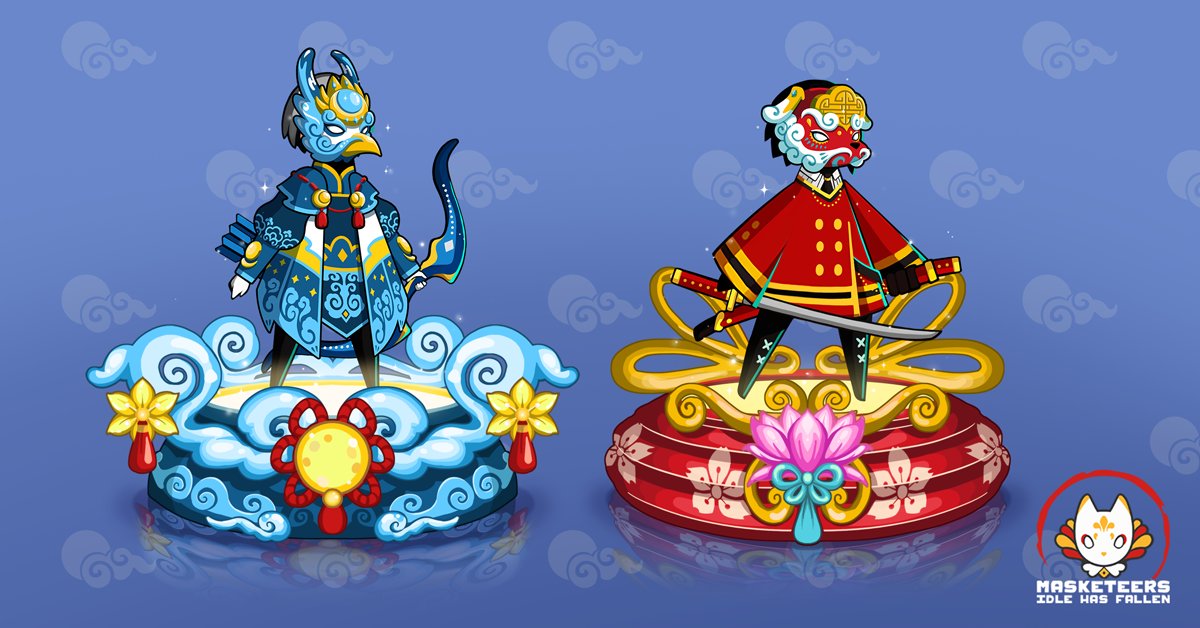 masketeersgame's tweet photo. Ascend to the heavens this Mid-Autumn Festival!

Take these free Fate Tokens and become celestial beings in Masketeers now!
https://t.co/ktghRvWJfH https://t.co/eHULPboUsG