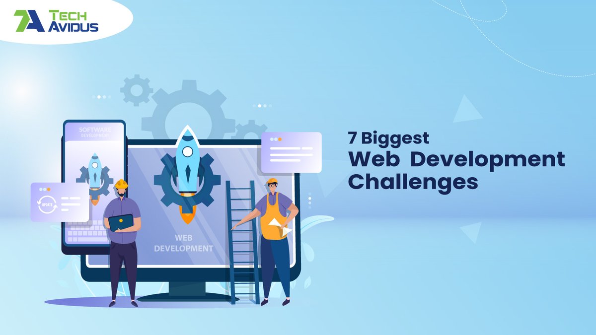 TechAvidus's tweet image. 🌐 Just published our latest blog post on the 7 Biggest Web Development Challenges! 💡 Dive into the world of web development and learn how to overcome these hurdles. 

Check it out now: bit.ly/458oITf
.
.
#webdevelopment #TechTrends #WebDevelopmentChallenges #TechAvidus