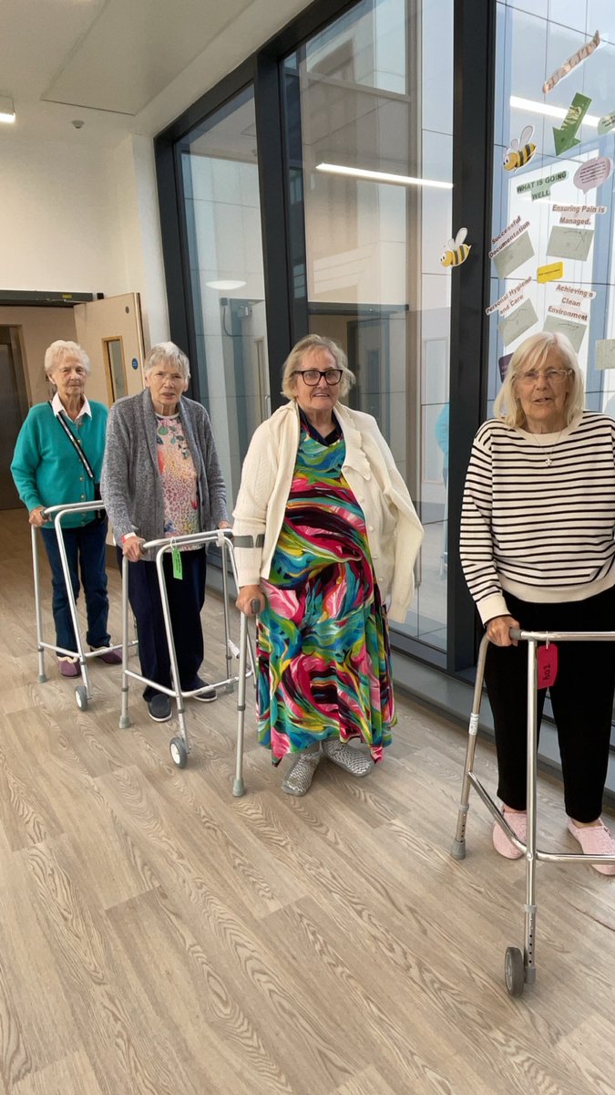 Crumpsalls answer to the Beatles ..happy patients after there exercise class #therapy#beatles#rehablegends#