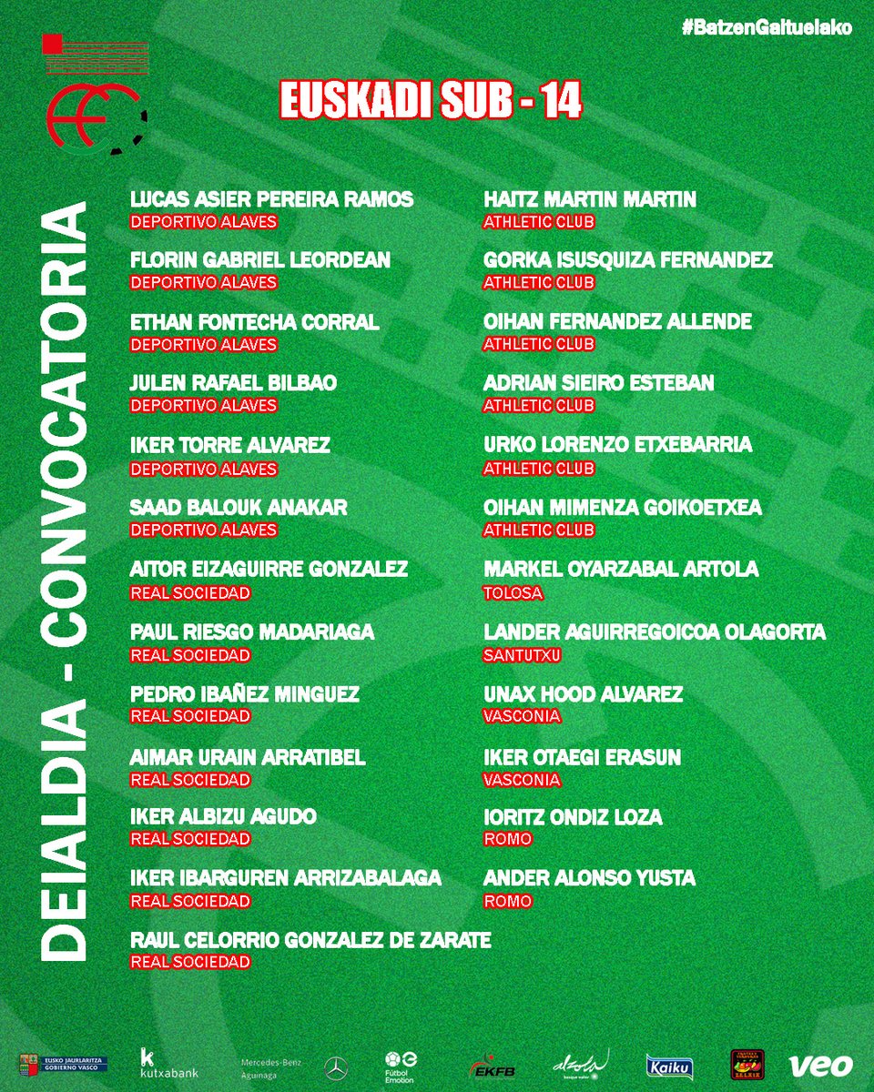 EFF_FVF's tweet photo. ❤️💚🤍𝗚𝘂𝗿𝗲 𝘀𝗲𝗹𝗲𝗸𝘇𝗶𝗼𝗲𝗻 𝗶𝘁𝘇𝘂𝗹𝗲𝗿𝗮!
👉https://t.co/6X8hhTzuSF

❤️💚🤍¡𝗡𝘂𝗲𝘀𝘁𝗿𝗮𝘀 𝘀𝗲𝗹𝗲𝗰𝗰𝗶𝗼𝗻𝗲𝘀 𝗲𝘀𝘁á𝗻 𝗱𝗲 𝘃𝘂𝗲𝗹𝘁𝗮!
👉https://t.co/ZS5VAD3q6N https://t.co/n4lIGDjHPb