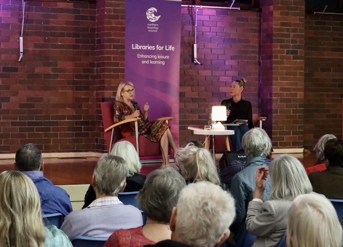 debfitzG's tweet photo. Thanks for coming out for me Northern Beaches  to discover more about Her Sunburnt Country and Dorothea Mackellar. And thanks to @monavalelibrary @Berkelouw @SimonSchusterAU  #poetry #biography #australianhistory https://t.co/fO5eI6wL1N