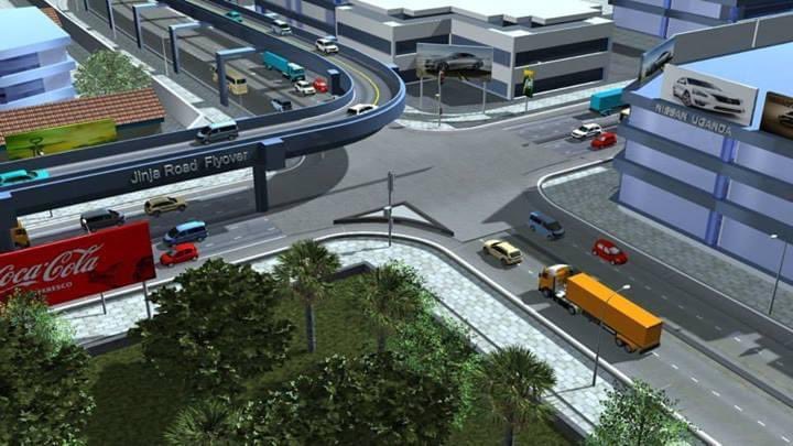 Kampala will be like this in the near future. This photo shows the artistic impression of the Jinja Road junction at Electoral Commission. #BikwaseMuhoozi
