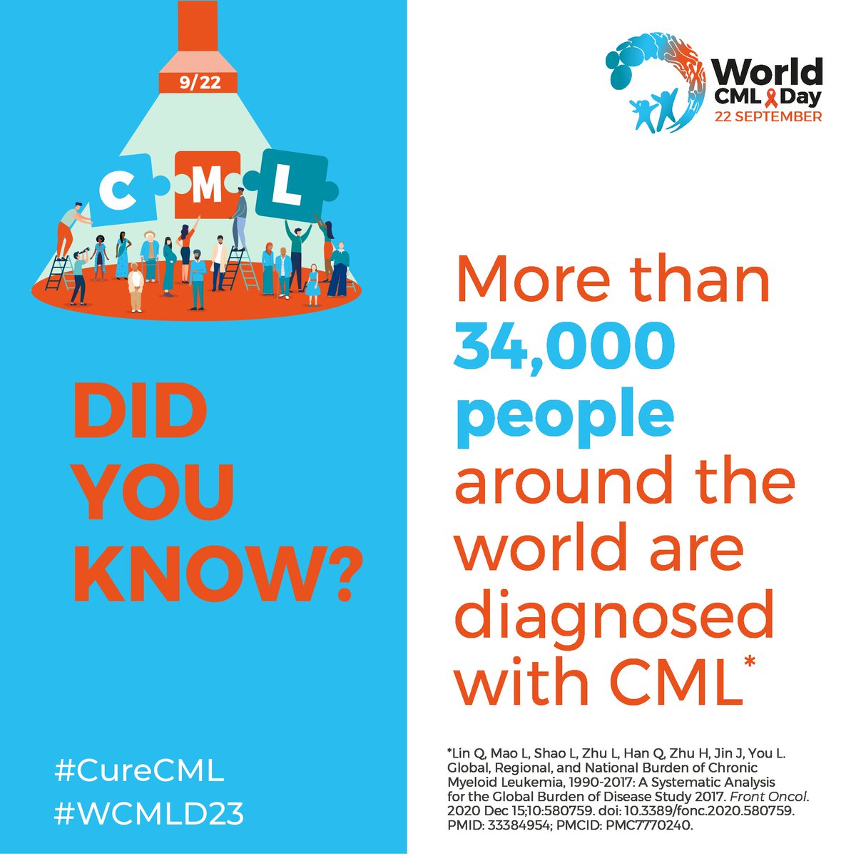 World CML Day 
#curecml #wcmld23 #squad #myhealthmywealth2023 #bloodcancer