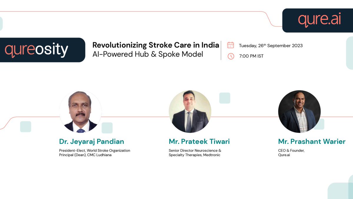 Stroke is the second most common cause of death in India, with one stroke death occurring every 4 minutes. Time sensitivity is crucial in stroke care, as every 10 minutes of delay can result in the loss of 8 weeks of healthy life. What is the way forward to tackle stroke care…