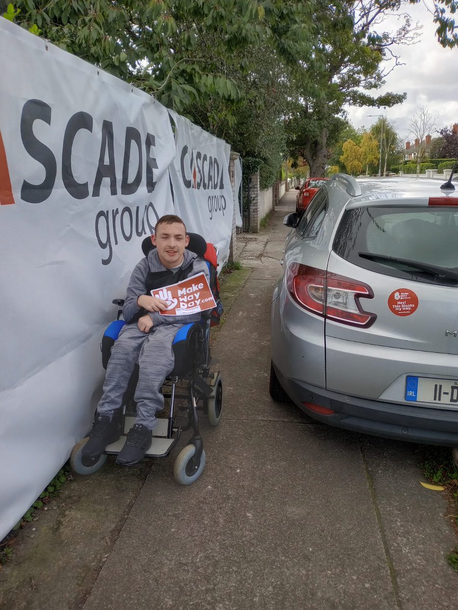 Learners from our Transition Programme have been out in the local community for #MakeWayDay23. They have been highlighting obstacles on paths that make it difficult for people with disabilities. #MakeWayDay