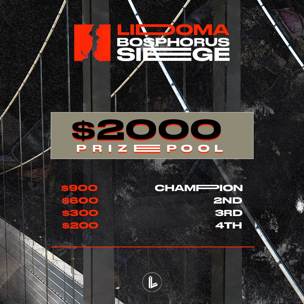 lidomacom's tweet photo. 📣🎉 #Lidoma Bosphorus Siege REGISTRATIONS BEGIN! 🎮💥

🏆 Get ready for some competitive Rainbow Six: Siege matches in this tournament in partnership with @UbisoftTR! 

It's time to showcase your skills in fierce battles and compete for victory!

📅 Registration deadline: October 5
📅 Qualifiers: October 6-12
📅 Final October 13
💰 Total prize pool: $2000
📝 For registration: https://t.co/HkGjLlnl9p

#tournament #esports #rainbowsix