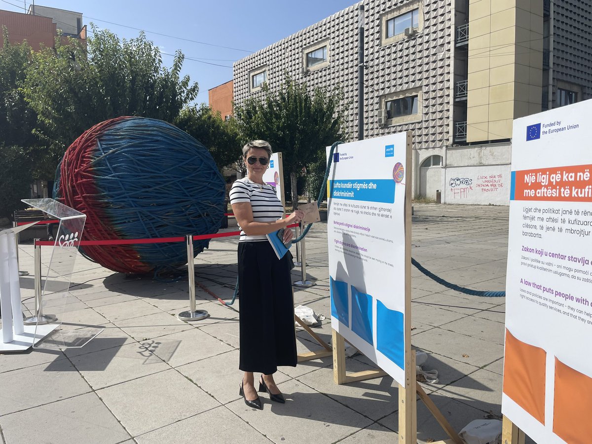 cschneider22's tweet photo. We spent our Friday afternoon with the UNDCO team formulating suggestions for policy responses that will support the full #inclusion of children with disabilities in #Kosovo. Come to Skanderbeg Squ and add yours!
#tgjithrNeperfshirje #zgjidhelomshin #UntieTheKnot #AllInInclusion https://t.co/cwIWdqLDf9