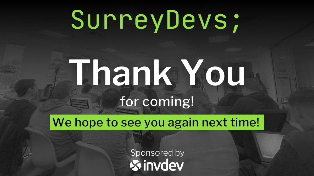 SurreyDevs's tweet photo. 🙌Big Thank You to our #SurreyDevs community!🙌

Last night's meetup was unforgettable - exploring #Starlink with @mattlintott , prompt engineering for #GenAI tools with @invdeveloper 's CTO, @JonnieRussell, and great pizza!

Stay tuned for more #Tech, #Networking, and #Fun! 🌐💻 https://t.co/KOTmLuraBS