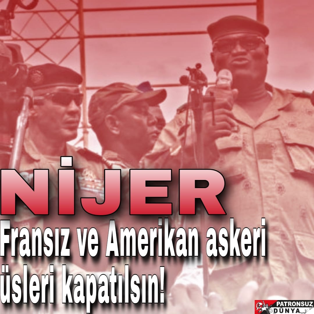 CoReP ( Sürekli Devrim Kolektifi) Nijer askeri darbesi üzerine beyanamesi yayında
                  👇
patronsuzdunya.com/nijer-fransiz-…