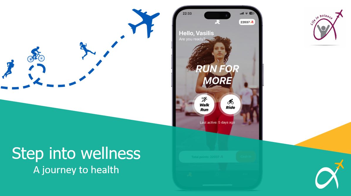 ATH_airport's tweet photo. Ένα wellness challenge για τους εργαζόμενους στο αεροδρόμιο της Αθήνας.
Σε συνεργασία με τη Run4More ανακαλύπτουμε τα οφέλη της φυσικής δραστηριότητας στην καθημερινότητα μας, γιατί κάθε βήμα μας, μετράει!
#athensairport #HealthierWorkplace #wellbeingprogram #Lifeinbalance https://t.co/60ECSl3O4o