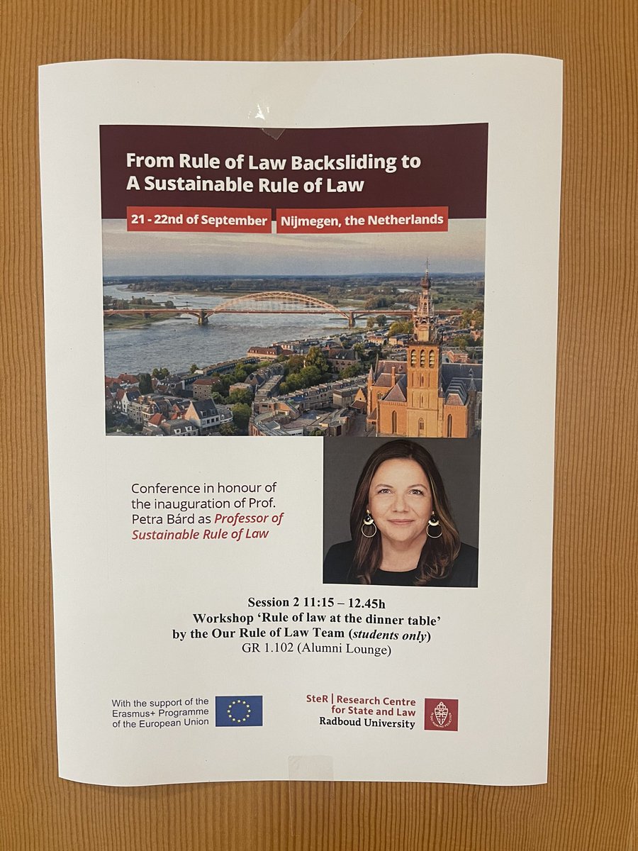 ourruleoflaw_eu's tweet photo. First ever #ORoL workshop focused on communicating the rule of law in daily conversations!
Thank you Professor @BardPetra for having us 🚀
#RoLatDinnerTable #OurRuleofLawonTour https://t.co/bnhC1gZwLa