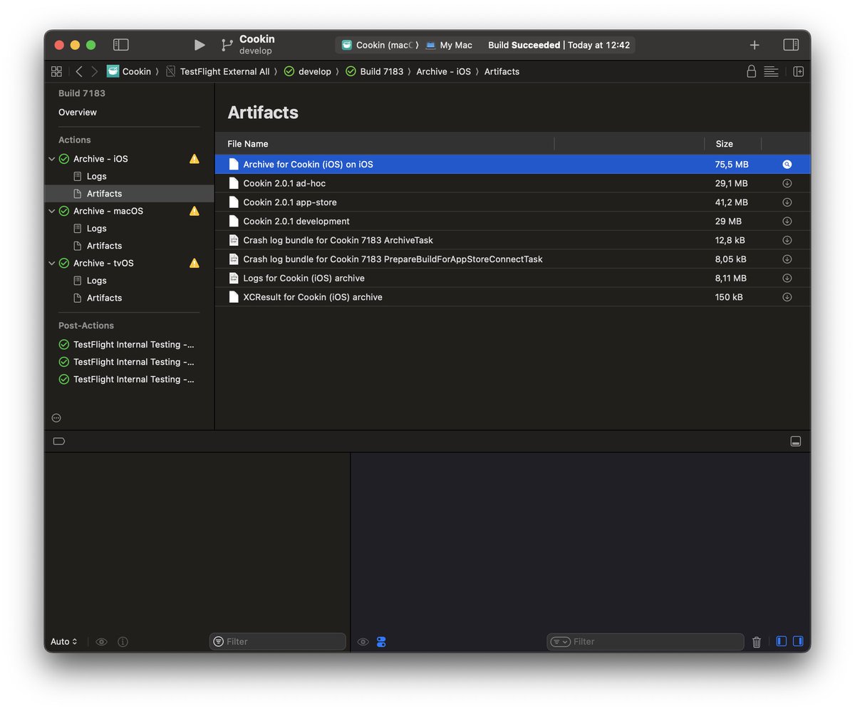 JagCesar's tweet image. For anyone wondering exactly how to symbolicate crashes where the build was made in #XcodeCloud:

1. Download the archive from Xcode Cloud
2. Unzip the Archive
3. Right click your crash in Xcode Organizer and select `Symbolicate`

#Xcode