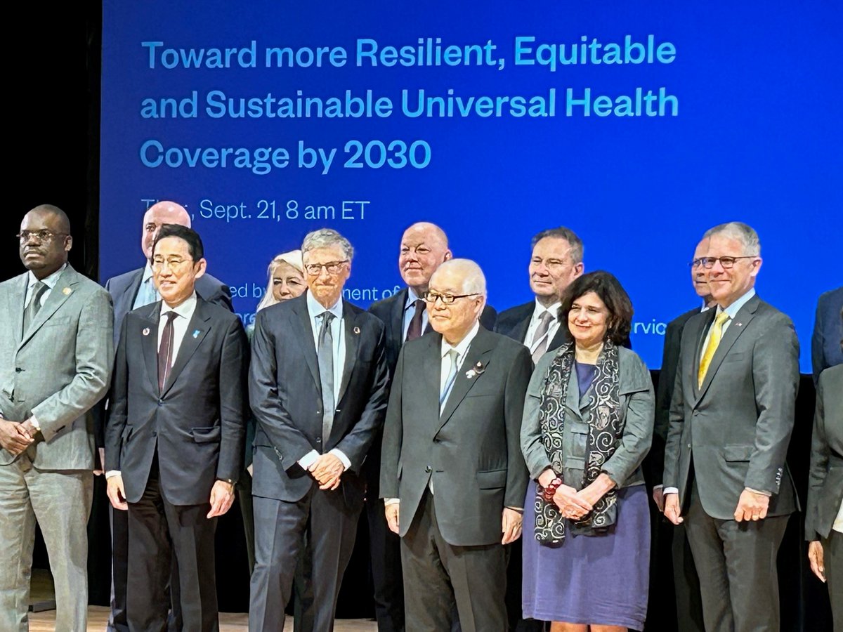 Honoured to join an inspirational group of speakers at yesterday's launch of The Impact Investing Initiative (Triple I) for Global Health, which @MedAccessUK has joined as a founding partner. #UNGA78 | @japansociety Watch the event: youtube.com/watch?v=twu2b5…
