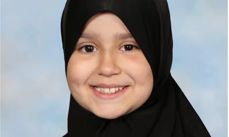 The ten year old girl’s father, Urfan Sharif, her stepmother, Beinash Batool, and her uncle Faisal Malik are accused of the child’s murder after her body was discovered under a blanket in a bunk bed at her home in Woking, Surrey.